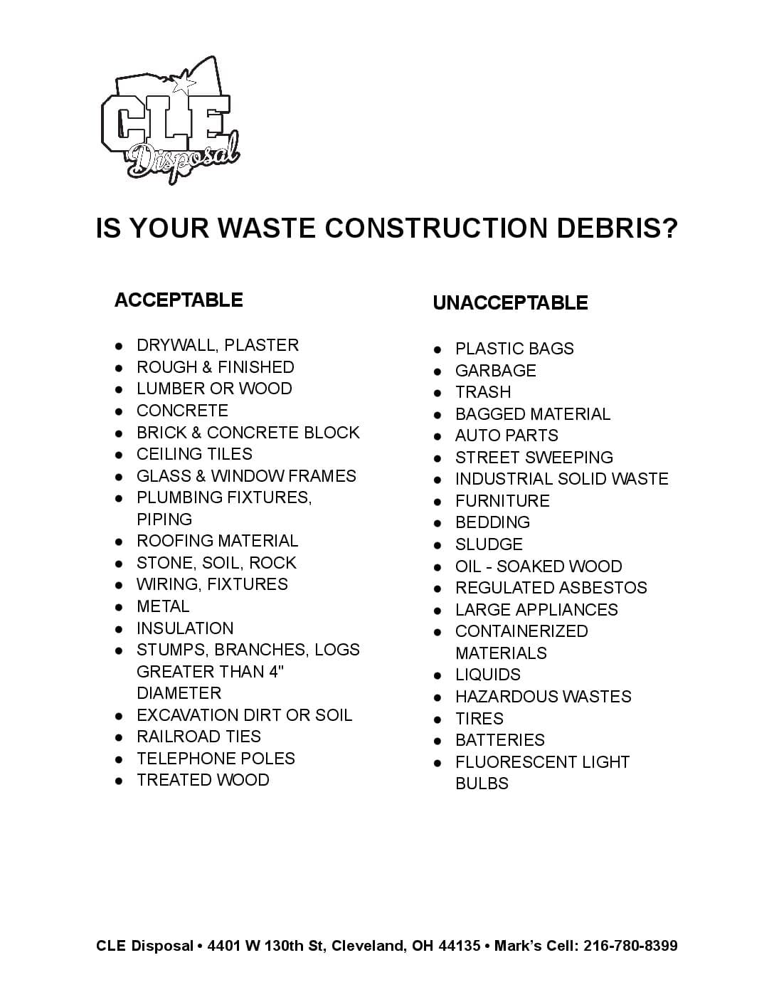 CLE Disposal LLC photo