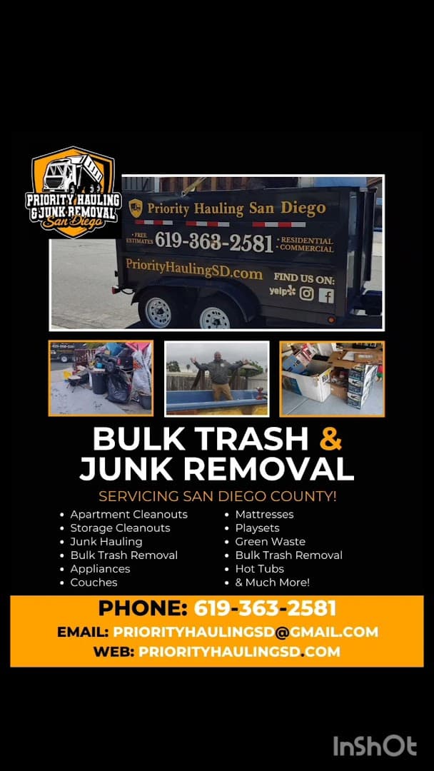 Priority Hauling and Junk Removal San Diego - photo 2