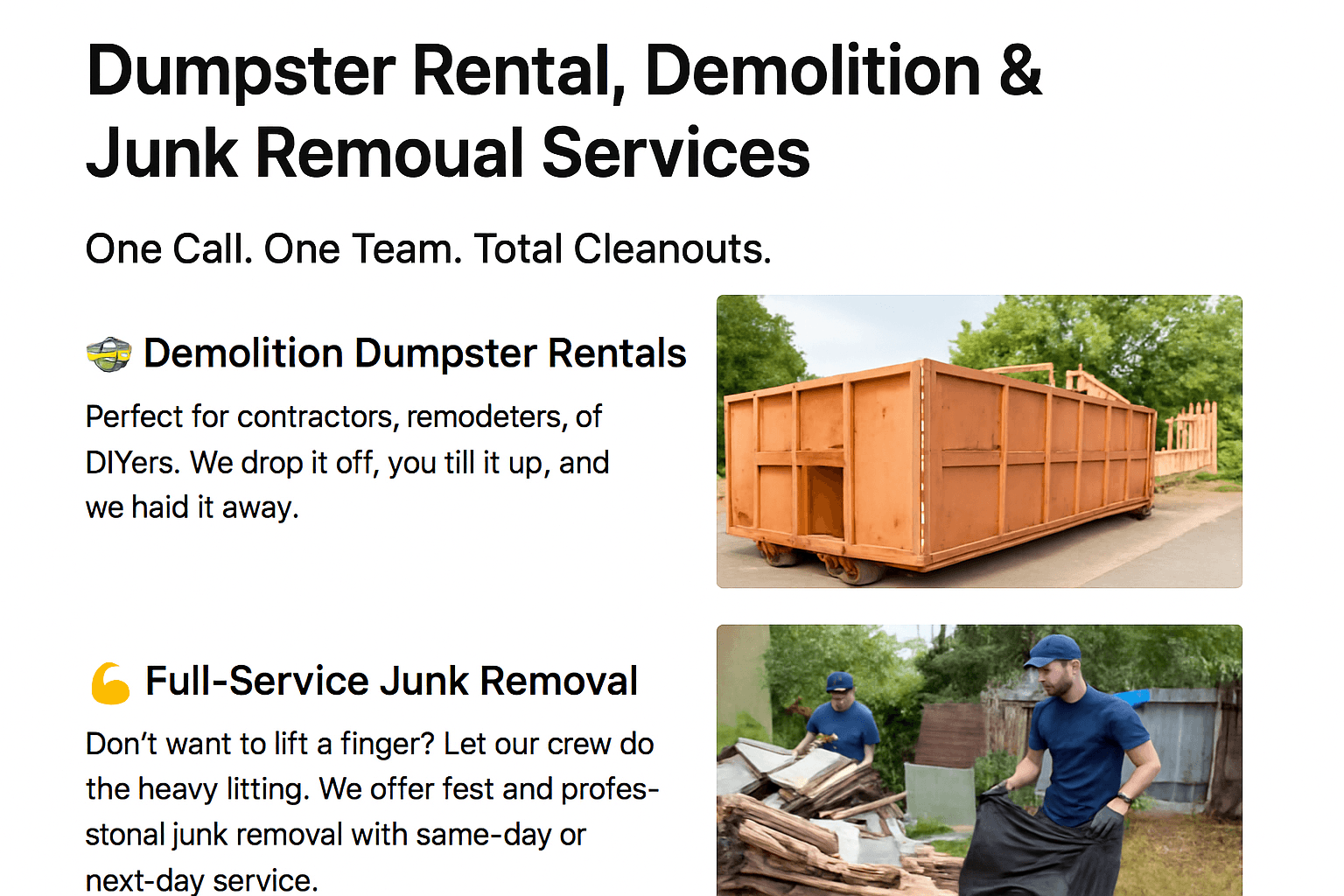 Tampa Dumpster Rental, Demolition - photo 2