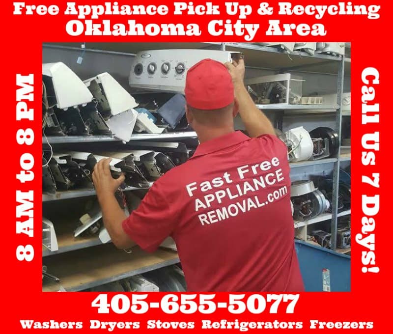 Fast free appliance removal, Oklahoma City ok photo